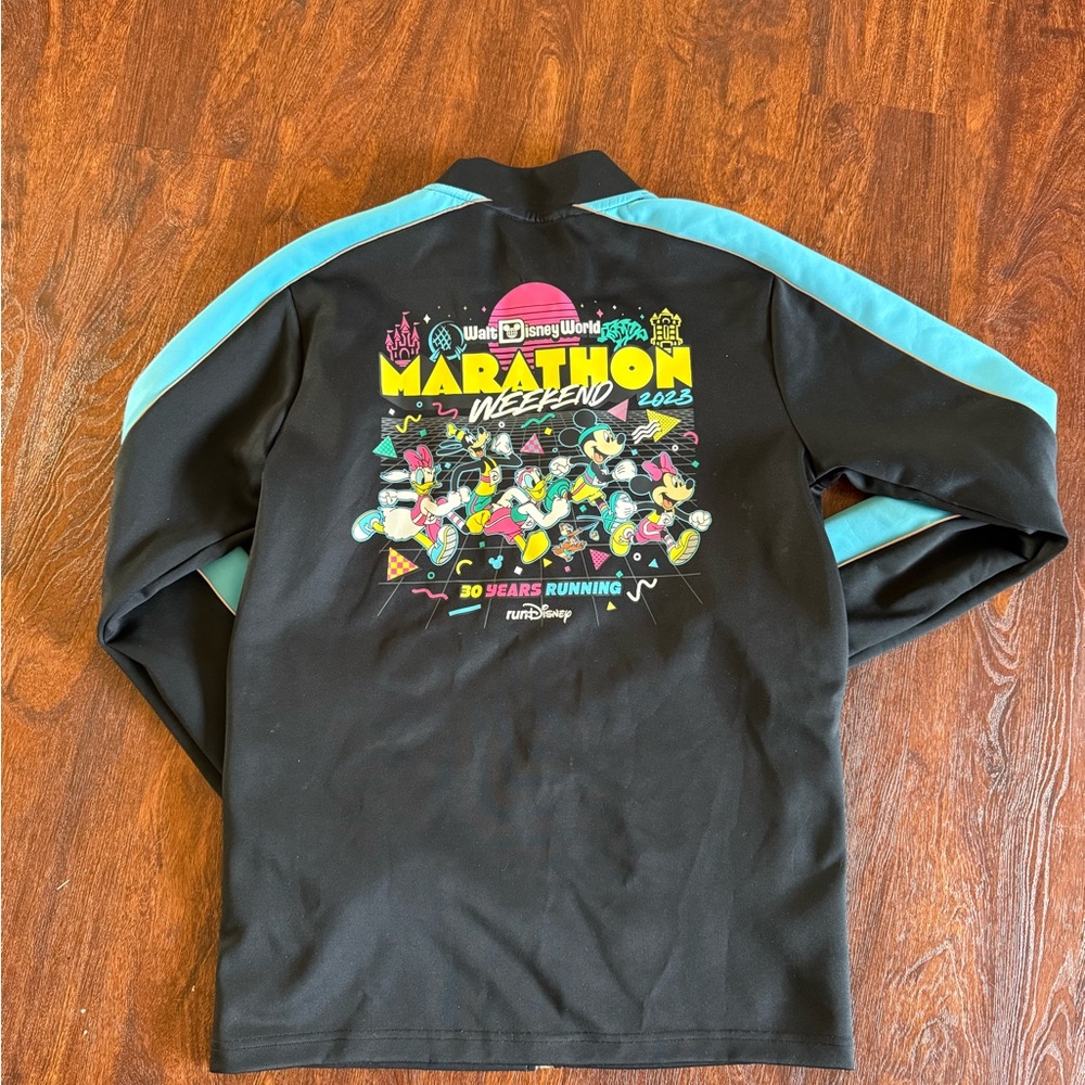 Disney Black and Blue Bomber Jacket with Vibrant Graphic